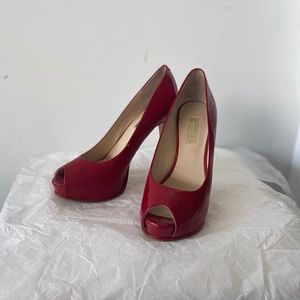 Red Guess Pumps Heels Size 6